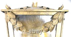 Hans Duus Blacksmith Handmade Outdoor Wall Sconce Light Fixture Spanish Colonial