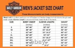 Harley Davidson Men's Black Auroral II 3-in-1 Removable Hood Cow Leather Jacket