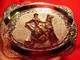 Heavy Well Made 2 Banner Calf Roper Maker Marked Usa Hand Made Belt Buckle