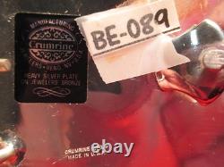 Heavy WELL MADE 2 Banner Calf Roper Maker Marked USA Hand Made Belt Buckle