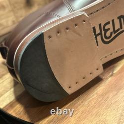 Helm Boots Hand Made in USA All Leather Zind Brown High Quality Mens Size 9D