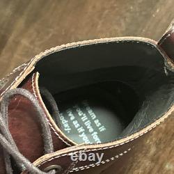 Helm Boots Hand Made in USA All Leather Zind Brown High Quality Mens Size 9D