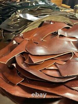 Horween Shell Cordovan Leather Scrap 3lbs Box Various Colors