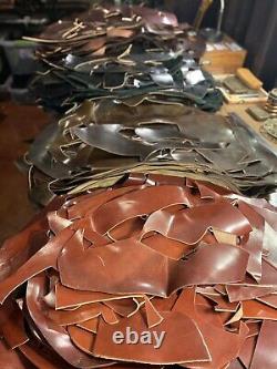 Horween Shell Cordovan Leather Scrap 3lbs Box Various Colors