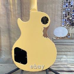 Hot selling LP electric guitar Handmade retro ruins Chrome hardware USA Warehous