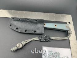 Hurley Knives Newt Nitro-V Custom Fixed Blade Made In USA Lanyard Not Included