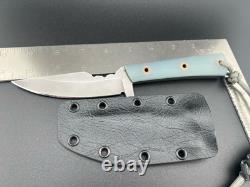 Hurley Knives Newt Nitro-V Custom Fixed Blade Made In USA Lanyard Not Included