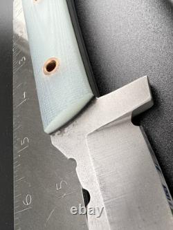 Hurley Knives Newt Nitro-V Custom Fixed Blade Made In USA Lanyard Not Included