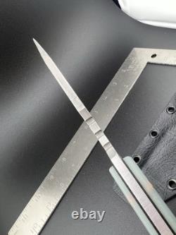 Hurley Knives Newt Nitro-V Custom Fixed Blade Made In USA Lanyard Not Included