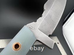 Hurley Knives Newt Nitro-V Custom Fixed Blade Made In USA Lanyard Not Included