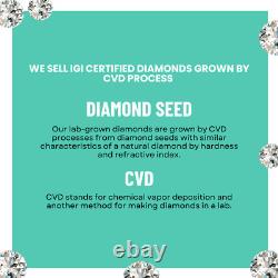 IGI Certified 4.00 CT F VS1 Lab Grown Diamond Stud Earrings 14K White Gold