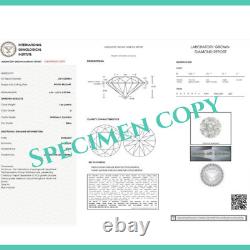 IGI Certified 4.00 CT F VS1 Lab Grown Diamond Stud Earrings 14K White Gold