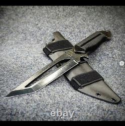 Integrity implements Kugeki Gen3 in 5160 oxide black custom handmade knife