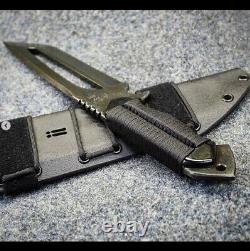 Integrity implements Kugeki Gen3 in 5160 oxide black custom handmade knife