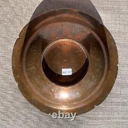 Katherine Pratt Pre-WWII American Made 9x3 Antique Silver Lined Copper Bowl