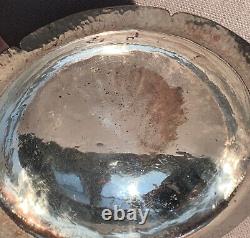 Katherine Pratt Pre-WWII American Made 9x3 Antique Silver Lined Copper Bowl