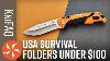 Knifecenter Faq 142 Usa Made Survival Folders Under 100