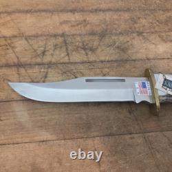 Knightedge stag handle fixed blade knife