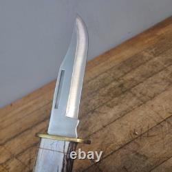 Knightedge stag handle fixed blade knife