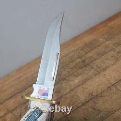 Knightedge stag handle fixed blade knife