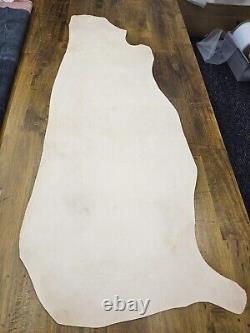 LARGE 7-8 OZ HIDE VEGETABLE TANNED LEATHER VEG TAN CRAFT Tooling SIDE 2.83.2MM