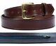 Large Money Belt Stitched Dark Brown Bridle Leather & 24 Zipper Usa Handmade