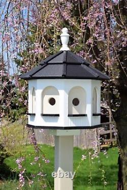 LARGE Poly Gazebo Birdhouse 8 rooms Amish Handmade Made in USA