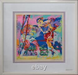 LEROY NEIMAN-NY/IL Realist-Hand Signed LIM. ED -Frazier vs. Foreman 1973