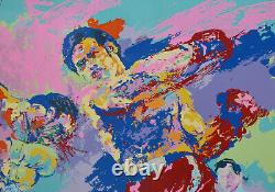 LEROY NEIMAN-NY/IL Realist-Hand Signed LIM. ED -Frazier vs. Foreman 1973