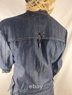 LORDS Hand Made USA Exclusively Blue Denim Jacket Double Button