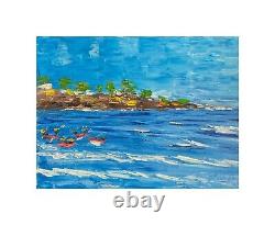 La Jolla Cove Seascape Oil Paintings on stretched canvas Paintings on canvas art
