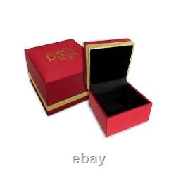 Lab Grown Forever Us Two Stone Diamond Solitaire Ring VS F 0.80Ct 14K White Gold