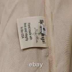 Lady Muse Hand Made Taylored Jacket Brockade Long Los Angeles Made in USA Size 6