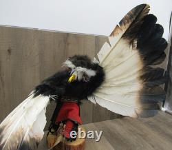 Laguna Of Pueblo Eagle Motion Dancer Kachina SIGNED Artist Kathy Lente Gonzales