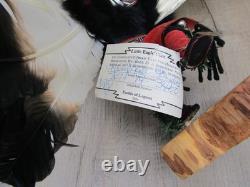 Laguna Of Pueblo Eagle Motion Dancer Kachina SIGNED Artist Kathy Lente Gonzales