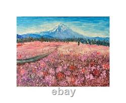Landscape Colorful Field Oil Paintings on stretched canvas Paintings on canvas