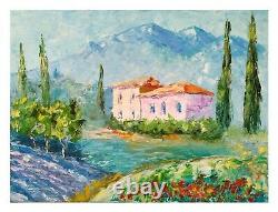 Landscape Oil Painting on stretched canvas Paintings on canvas palette knife art