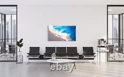 Large Original Fine Art Beach Water Ocean Nautical Painting Tara Baden Signed