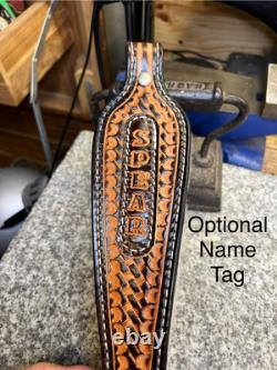 Leather Rifle Sling with Thumb Hole, Handmade Gun Strap, Full Grain, Made in USA