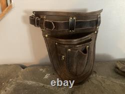 Leather Tool Belt Gardening Carpenter Pouch Bag Hand Made In The USA