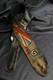 Leather Guitar Strap Custom Tooled Hand Made Union Jack New Made In Usa