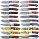 Lot Of 20 Custom Handmade Damascus Steel Hunting Full Tang Skinner Edc Knife 426