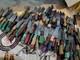 Lot Of 100 Custom Handmade Damascus Steel 8 Full Tang Skinner Hunting Knifes Us