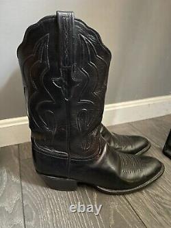 Lucchese Classics Handmade Cowboy Boots Black 10 D USA