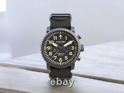 Lum-Tec Combat B65 Chronograph watch, 2-year warranty, USA Made, 2 straps, 43mm