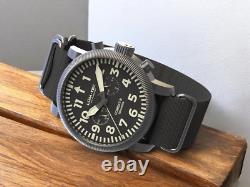 Lum-Tec Combat B65 Chronograph watch, 2-year warranty, USA Made, 2 straps, 43mm