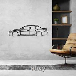 M5 E60 Detailed Acrylic Silhouette Wall Art (Made In USA)