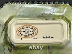 MacKenzie-Childs MACLACHLAN 8 Octagonal Salad Plate 1st Ed 1990 MINT