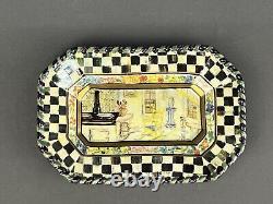 MacKenzie-Childs MACLACHLAN 8 Octagonal Salad Plate 1st Ed 1990 MINT