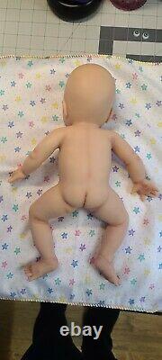 Made in USA 14 Full Body Silicone Baby Girl Doll Liberty
